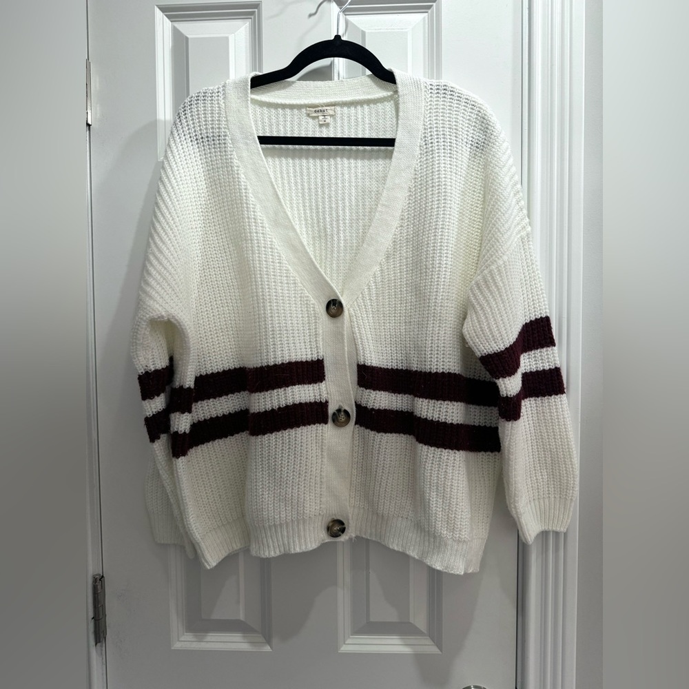 Debut Striped Cardigan